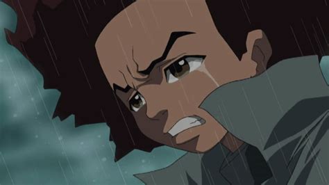 huey freeman crying.